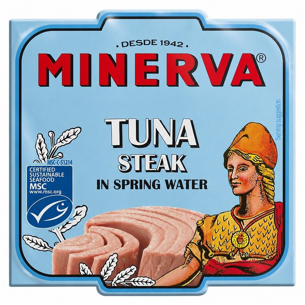 Minerva Tuna Steak in Spring Water 160g