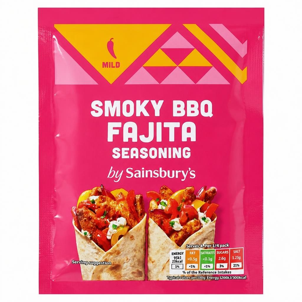 Sainsbury's 30g Smoky BBQ Fajita Seasoning