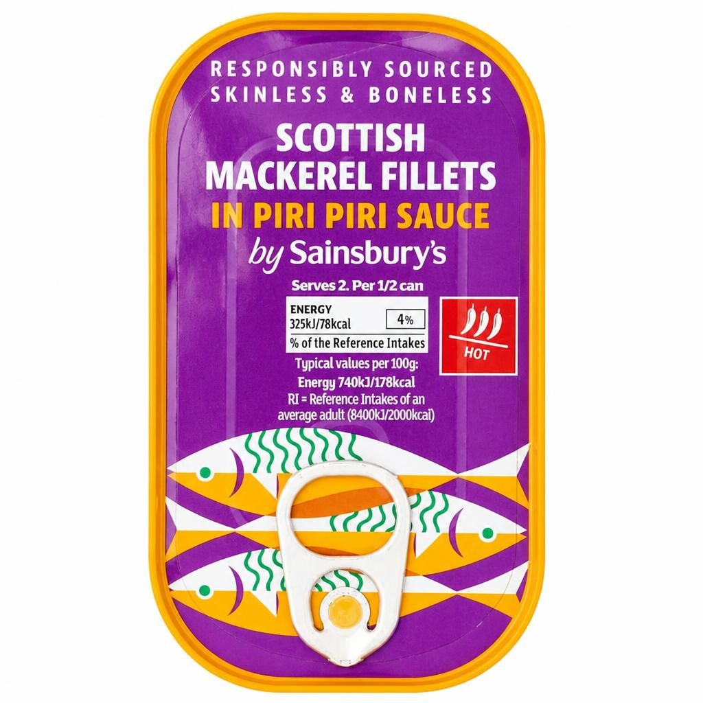 Sainsbury's Mackerel in Piri Piri 125g