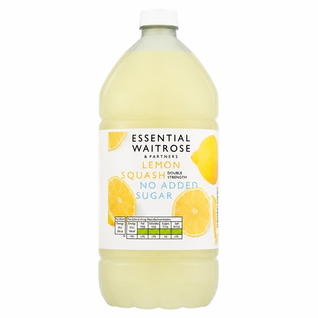 Essential No Added Sugar Lemon Squash