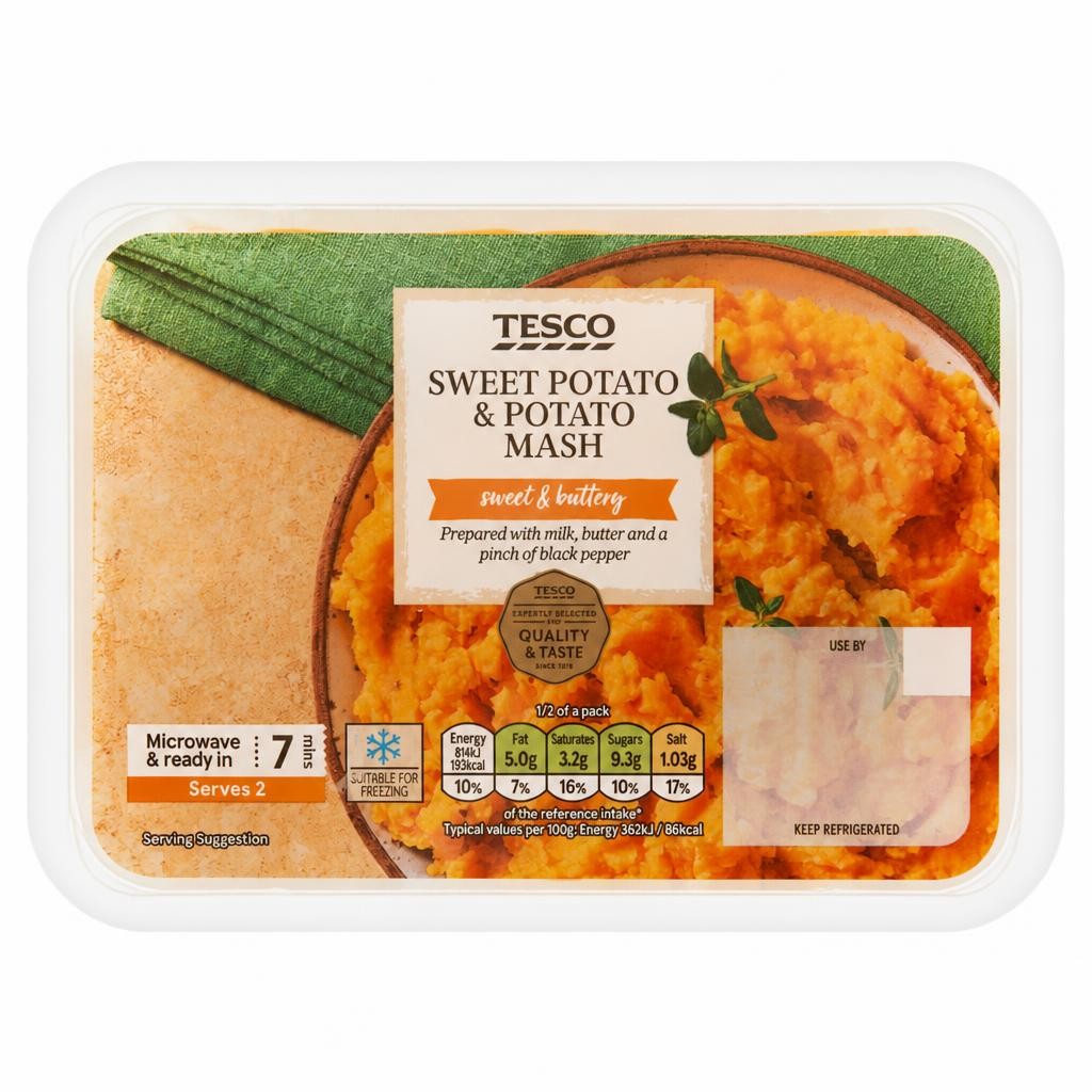 Tesco Sweet Potato & Potato Mash 450g