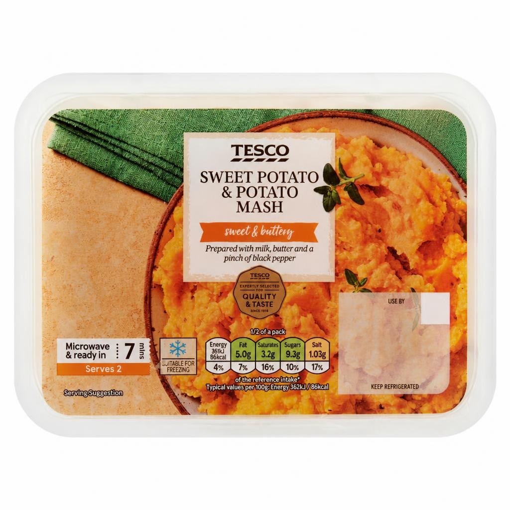 Tesco Sweet Potato & Potato Mash 450g