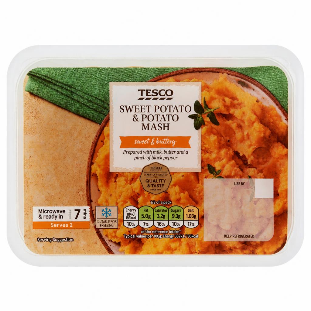 Tesco Sweet Potato & Potato Mash 450g