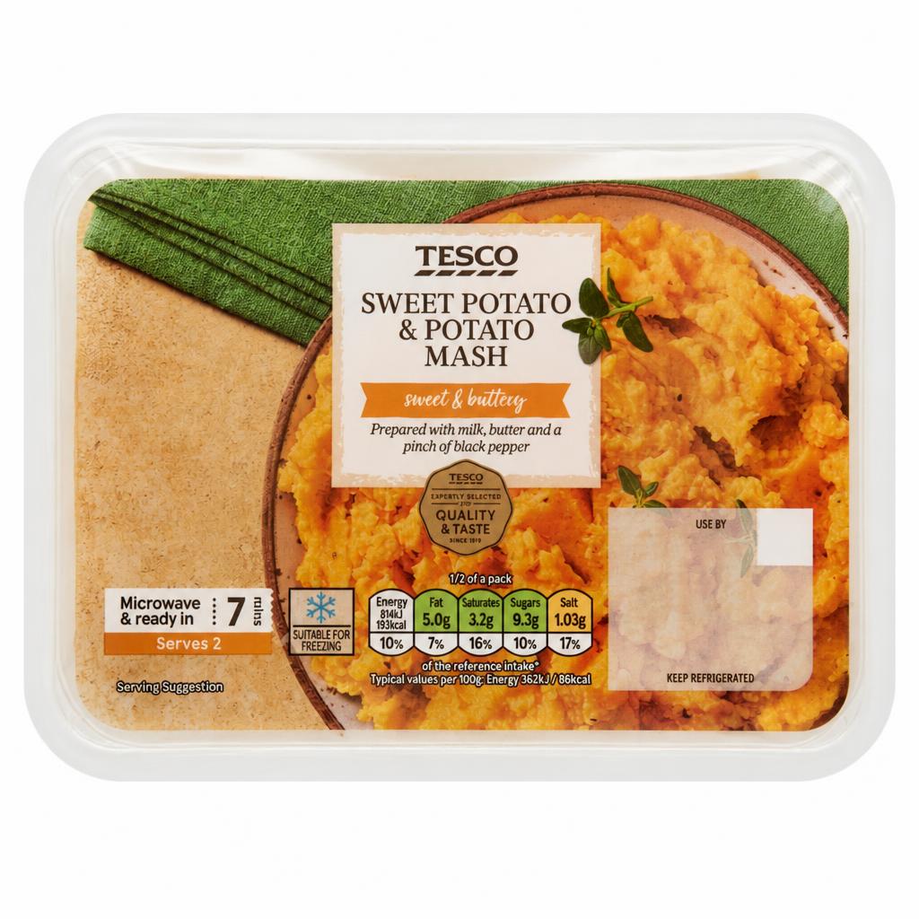 Tesco Sweet Potato & Potato Mash 450g