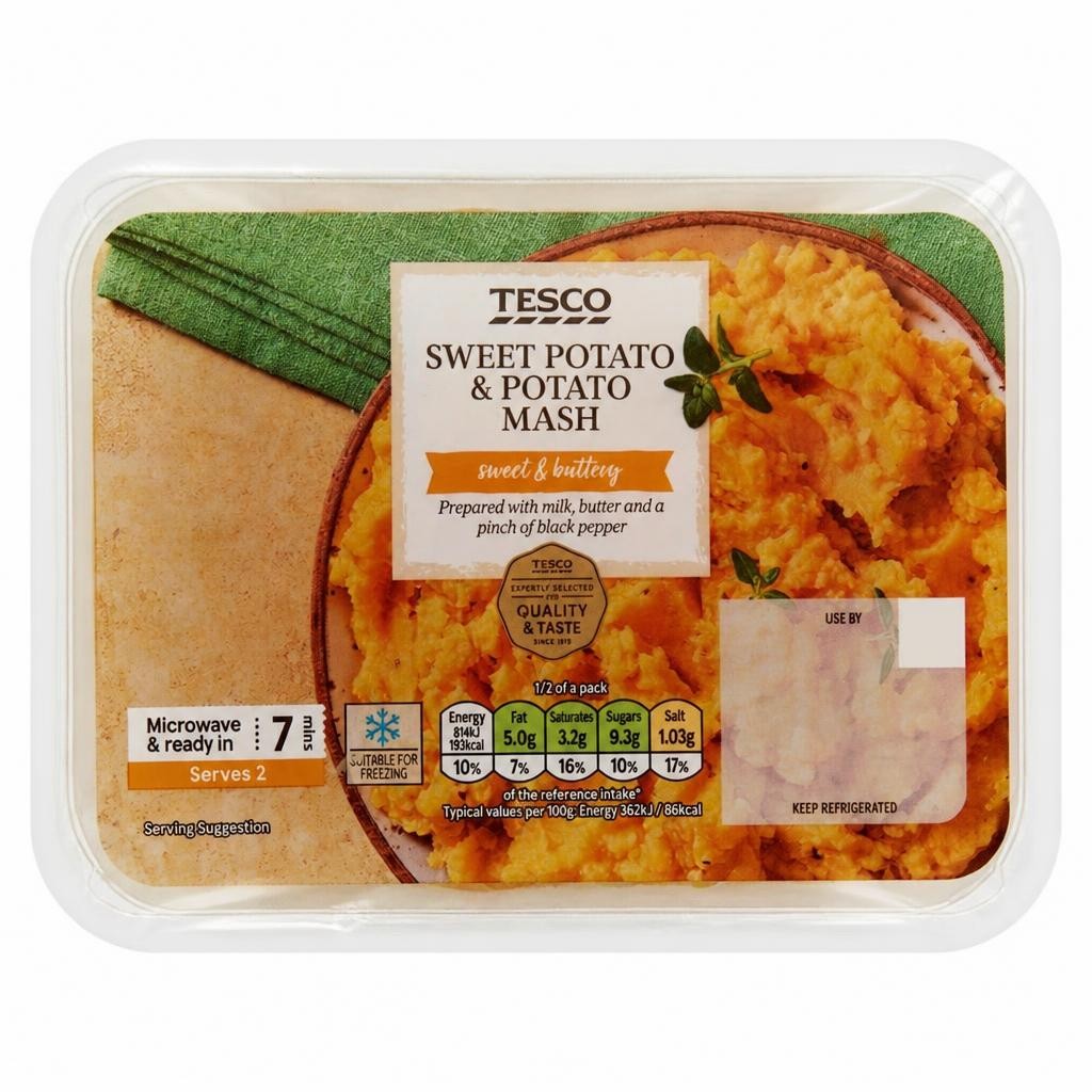 Tesco Sweet Potato & Potato Mash 450g