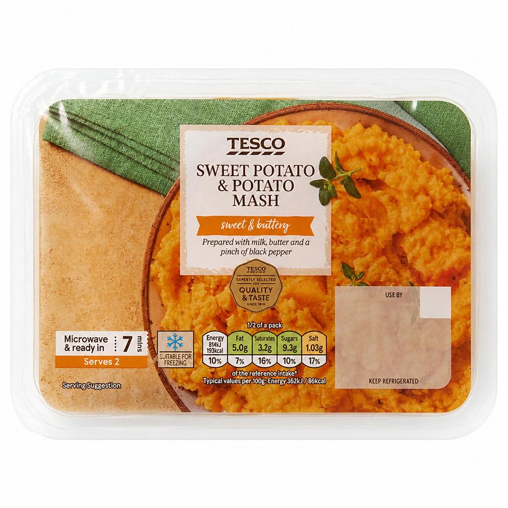 Tesco Sweet Potato & Potato Mash 450g