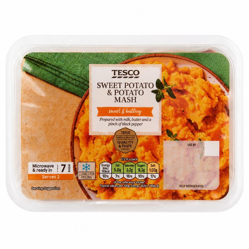 Tesco Sweet Potato & Potato Mash 450g