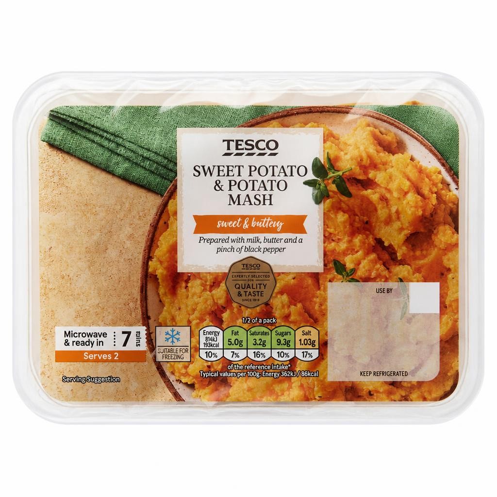 Tesco Sweet Potato & Potato Mash 450g
