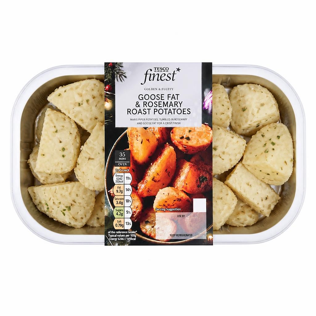 Tesco Finest Goose Fat & Rosemary Roast Potatoes 450g