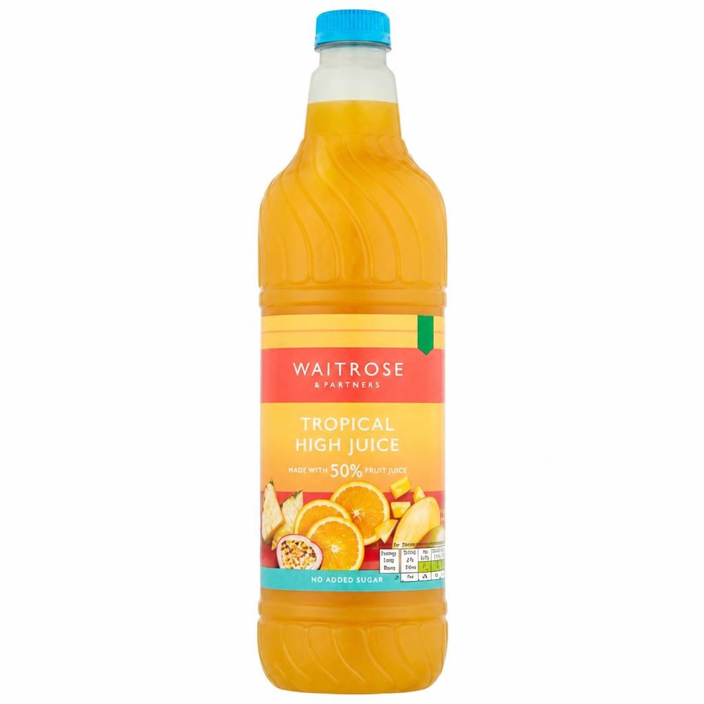 Waitrose No Added Sugar Tropical High Juice