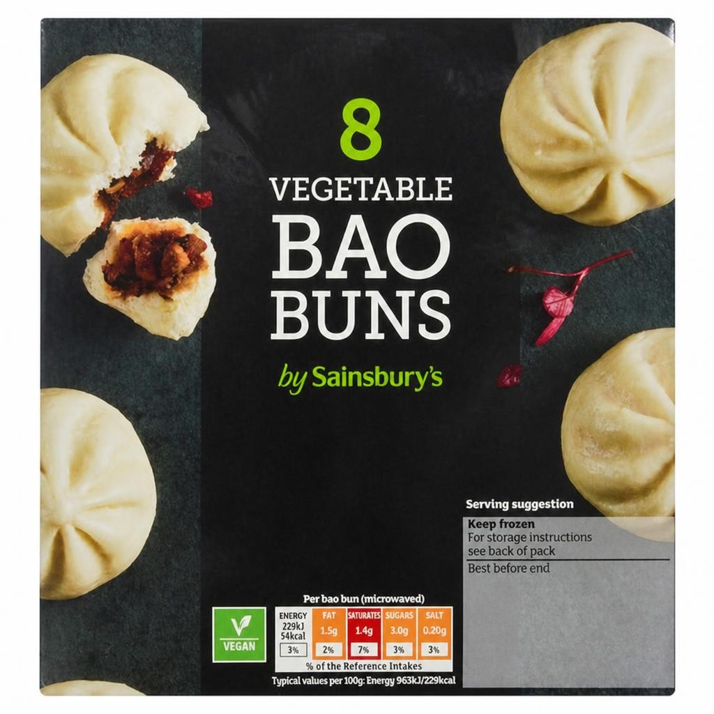 Sainsbury's Vegetable Bao Buns 200g