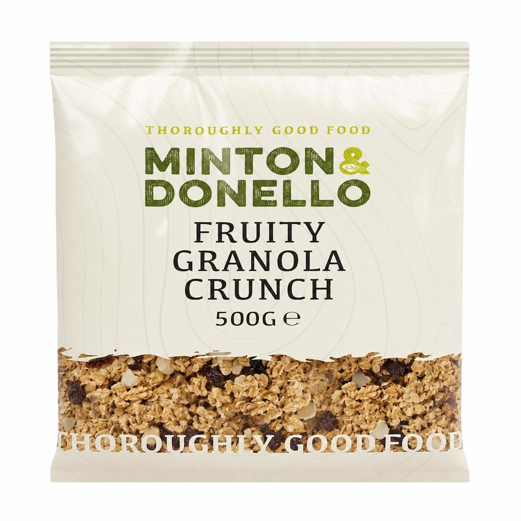Minton & Donello Fruity Granola Crunch 6 x 500g