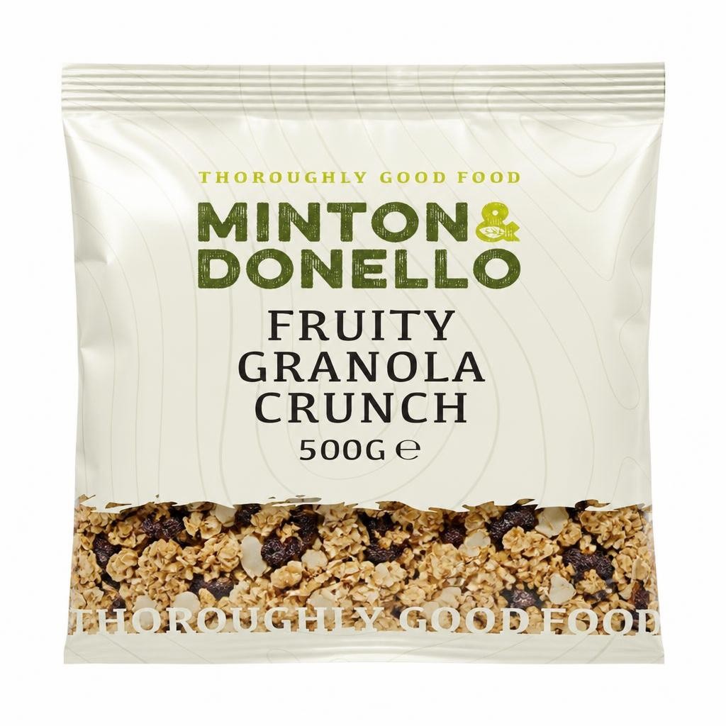 Minton & Donello Fruity Granola Crunch 6 x 500g | Multi
