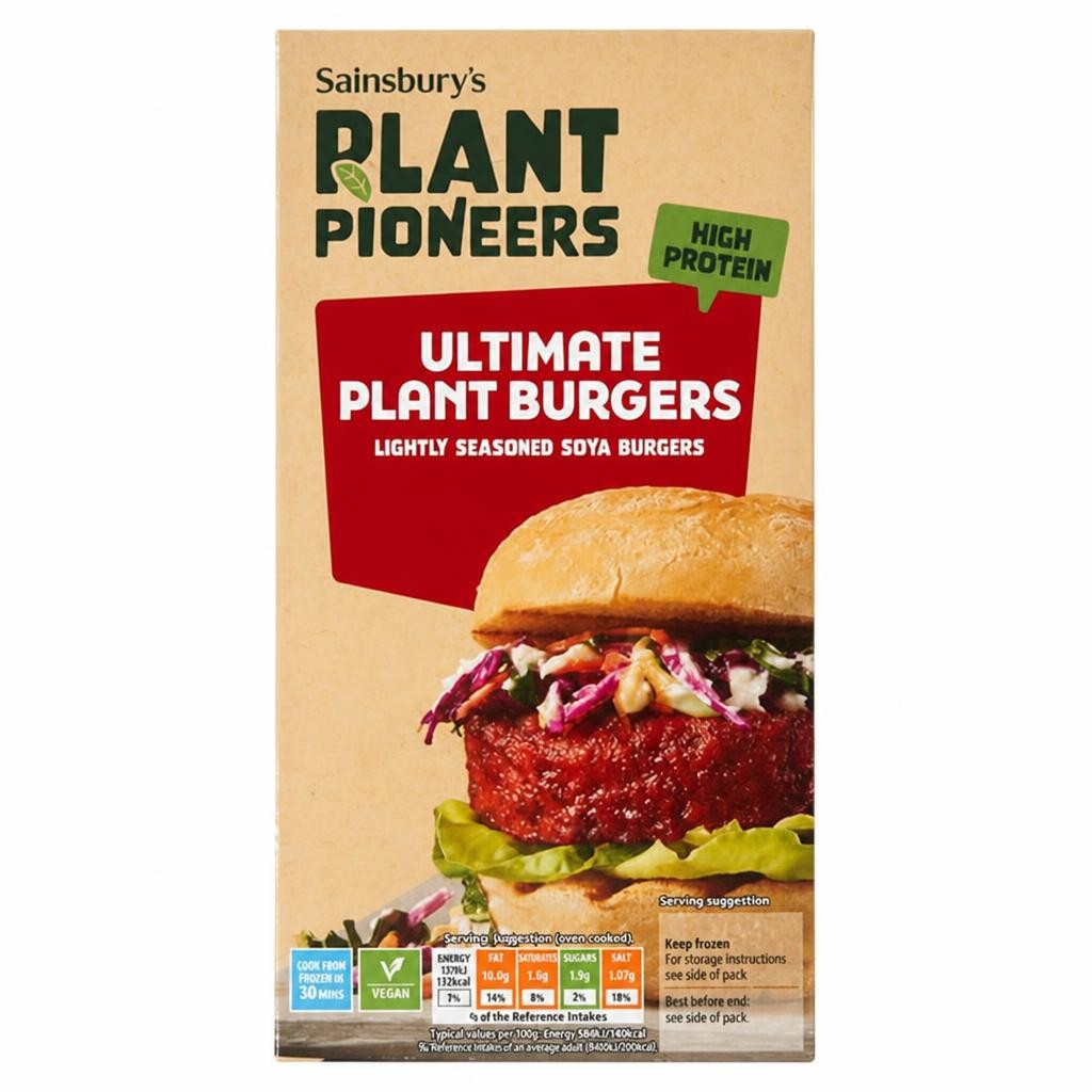 Plant Pioneers Ultimate Plant Burgers x2 210g