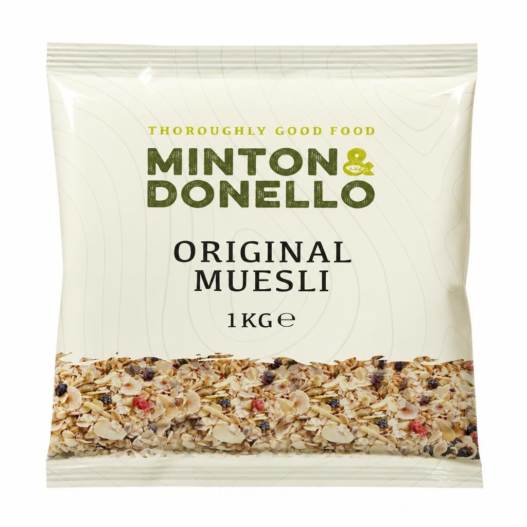 Minton & Donello Original Muesli 6 x 1Kg | Multi