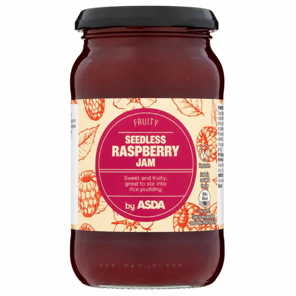 ASDA Fruity Seedless Raspberry Jam 454g