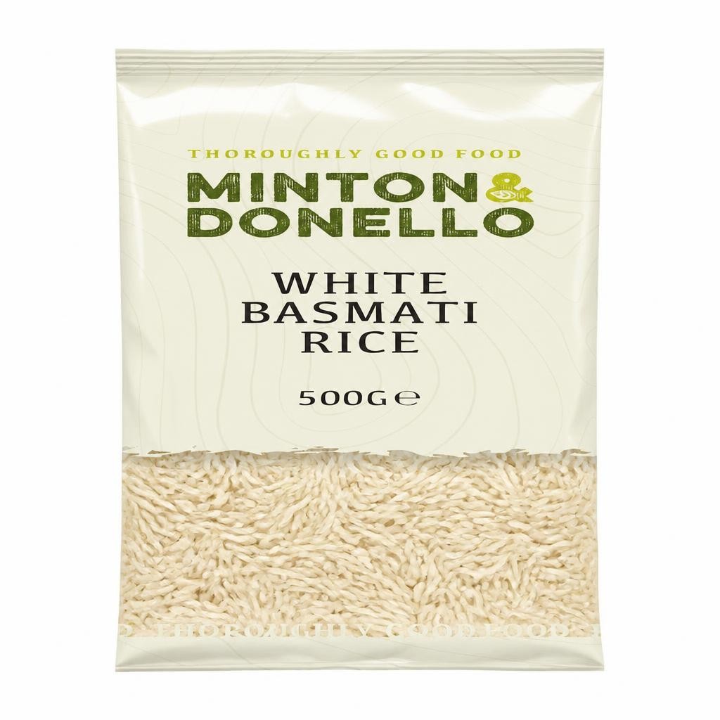 Minton & Donello White Basmati Rice 6 x 500g