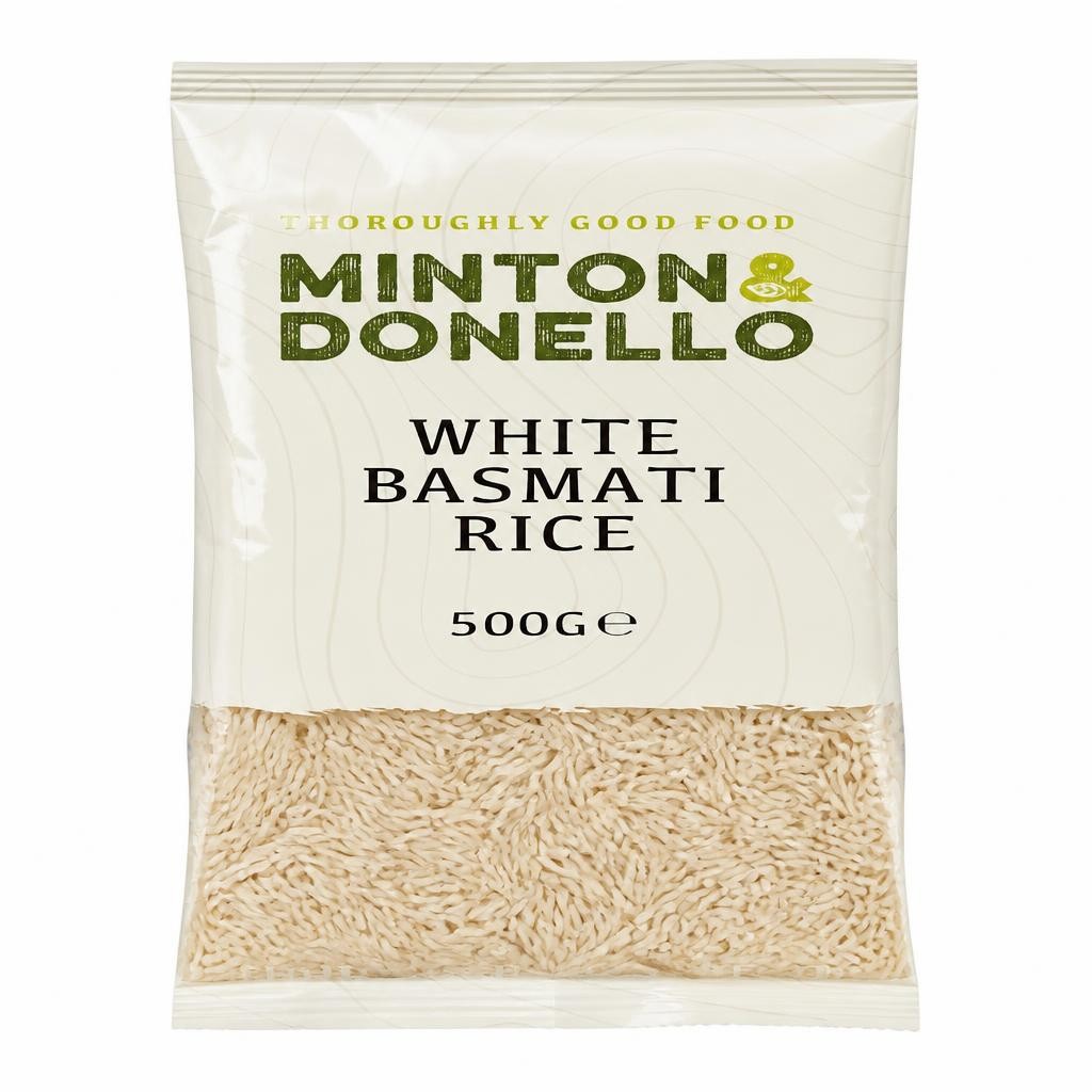 Minton & Donello White Basmati Rice 6 x 500g