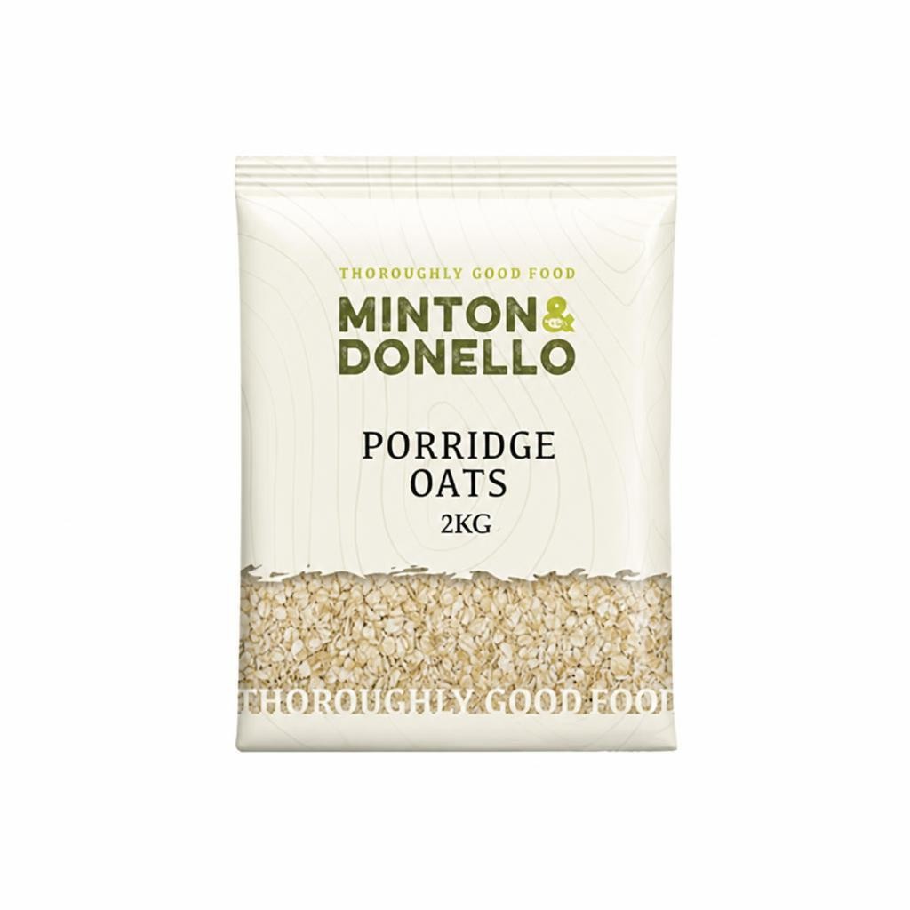 Minton & Donello Porridge Oats 6 x 2Kg