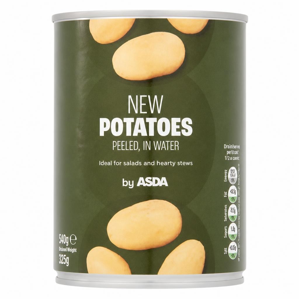 ASDA New Potatoes Peeled in Water 540g