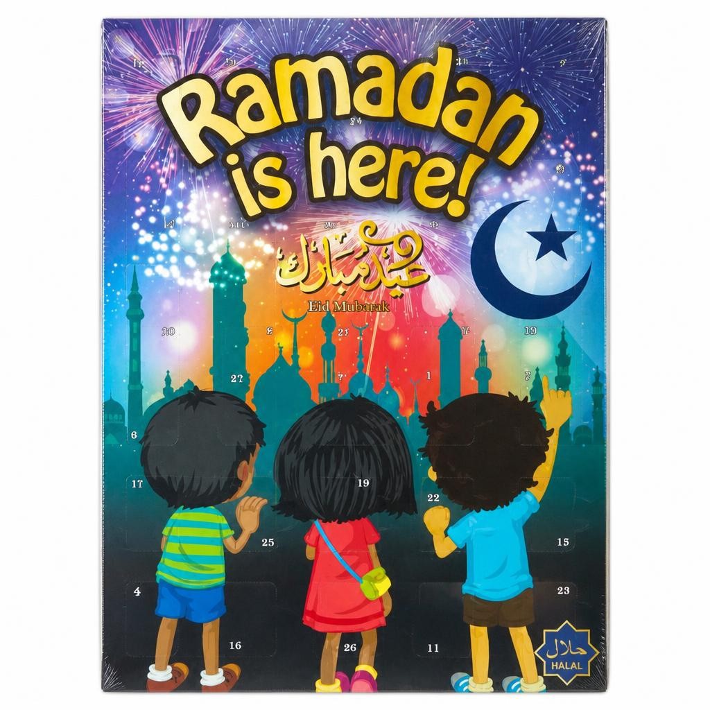 Beacon Calendars Ramadan is Here Countdown 30 Milk Chocolate Pieces 90g