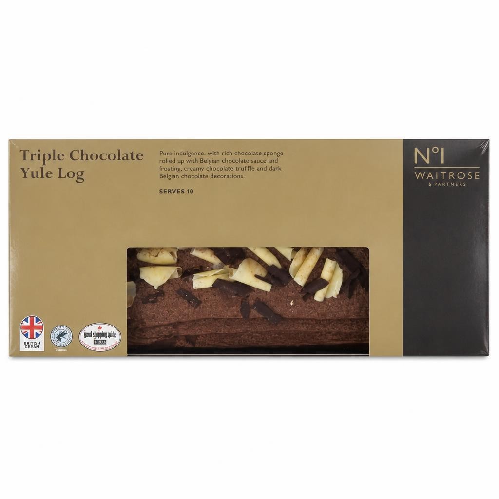 No.1 Triple Chocolate Yule Log