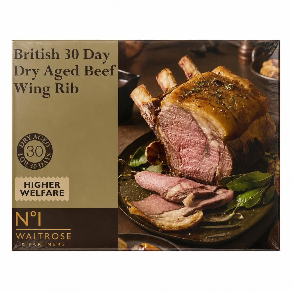No.1 British 30 Day Dry Aged Beef Wing Rib