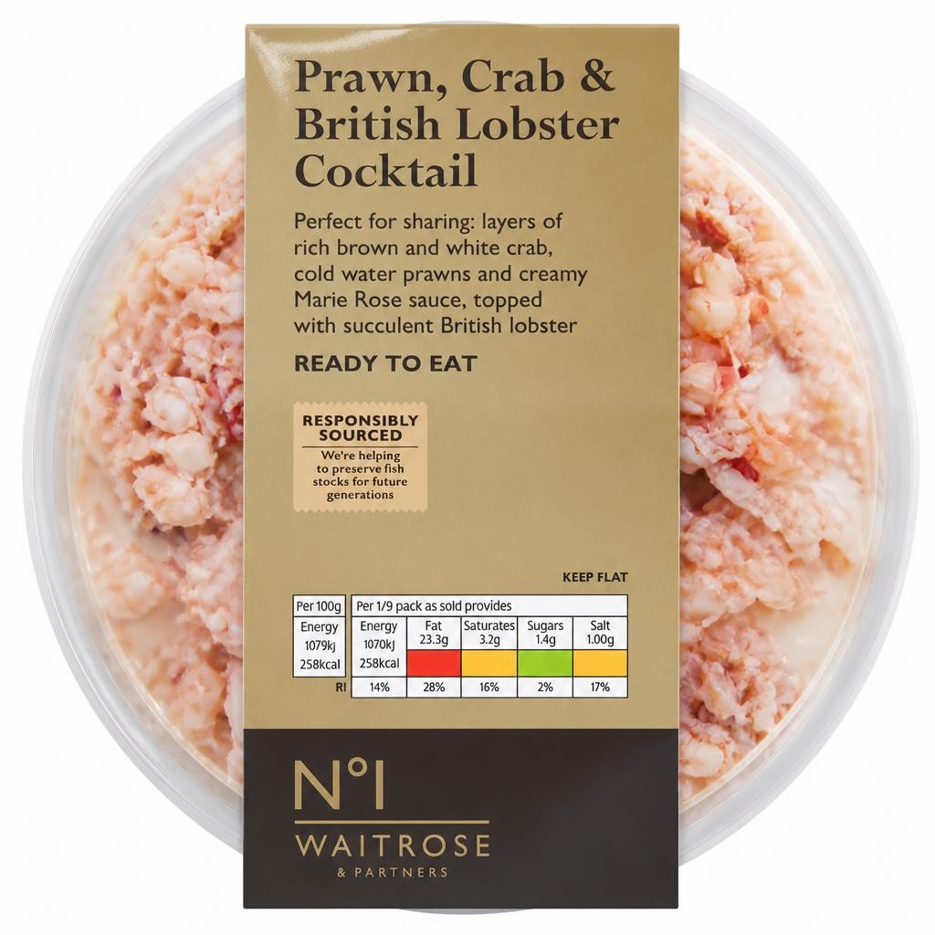 No.1 Prawn, Crab & British Lobster Cocktail