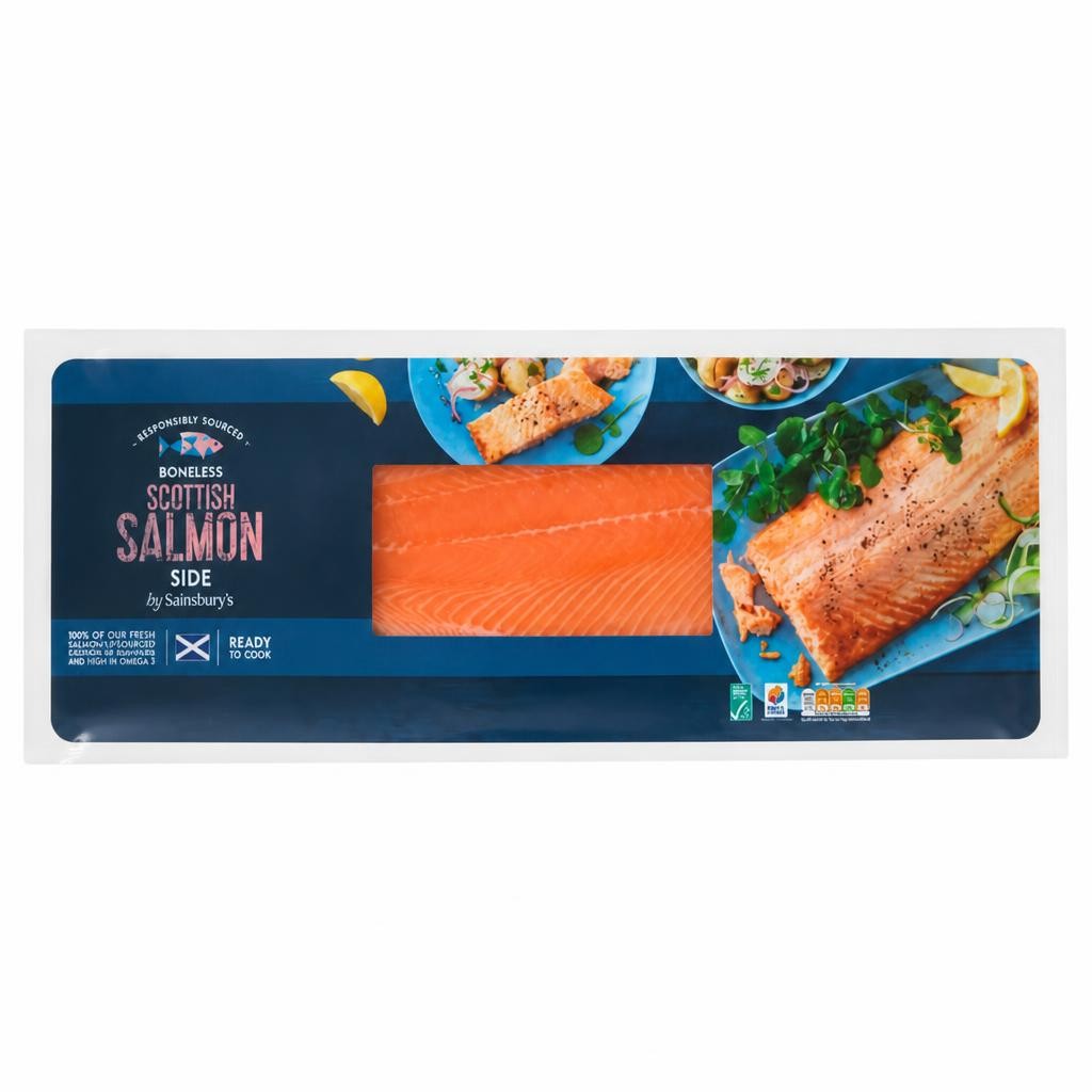 Sainsbury's Scottish Salmon Side
