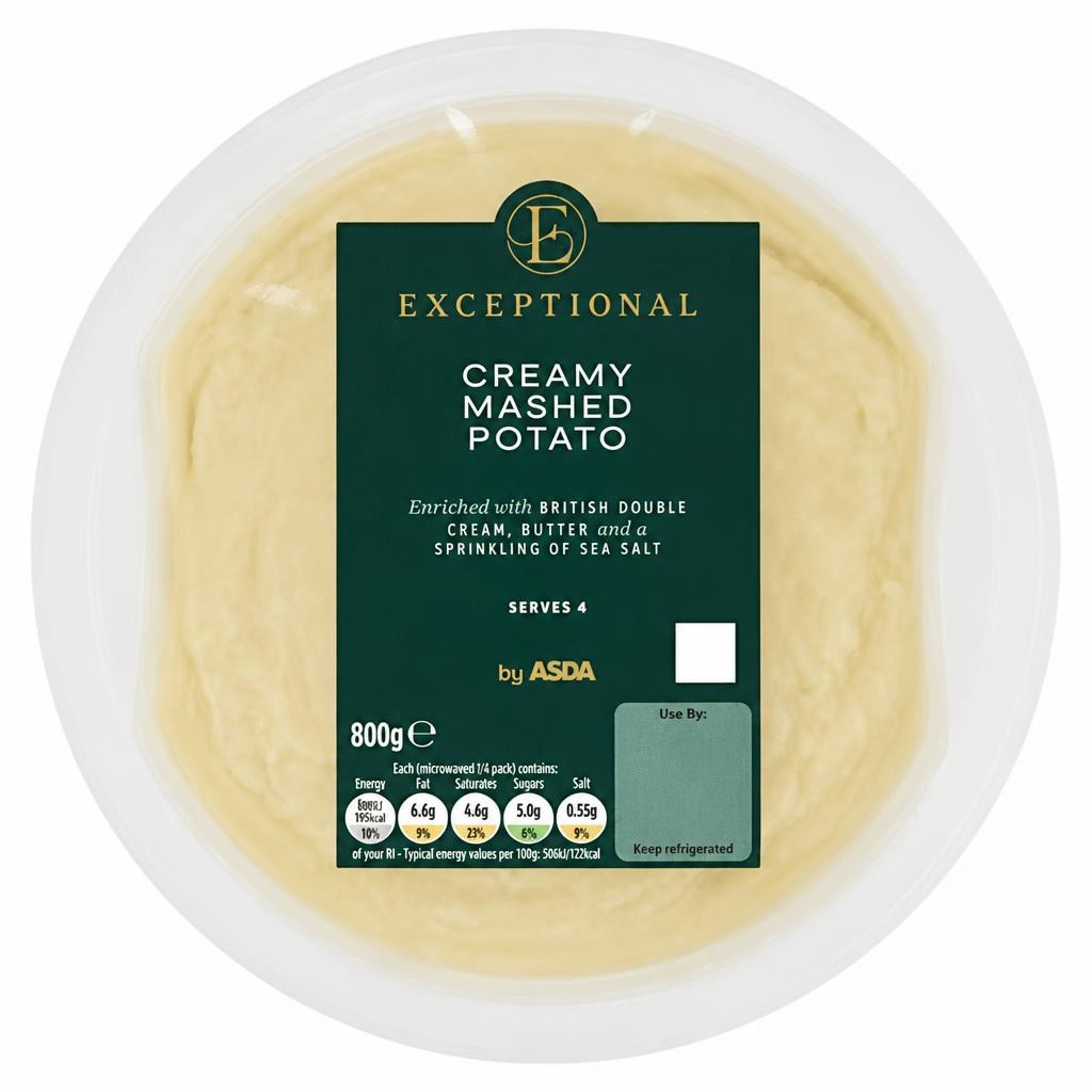 Exceptional By ASDA Creamy Mashed Potato 800g