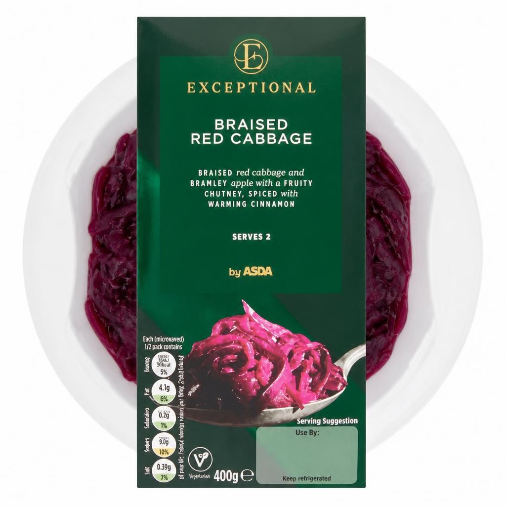 ASDA Exceptional by  Braised Red Cabbage 400g