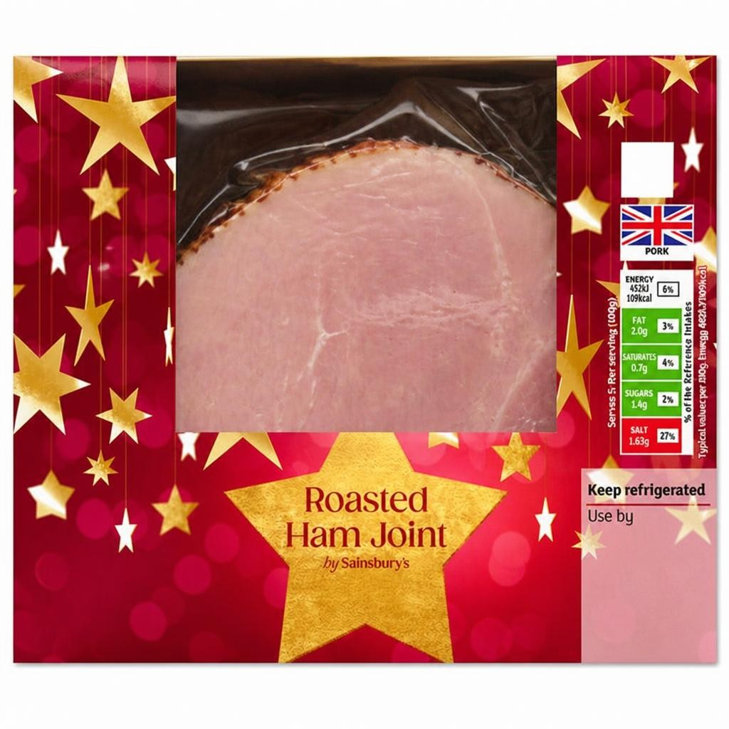 Sainsbury's Roasted Ham Joint 500g