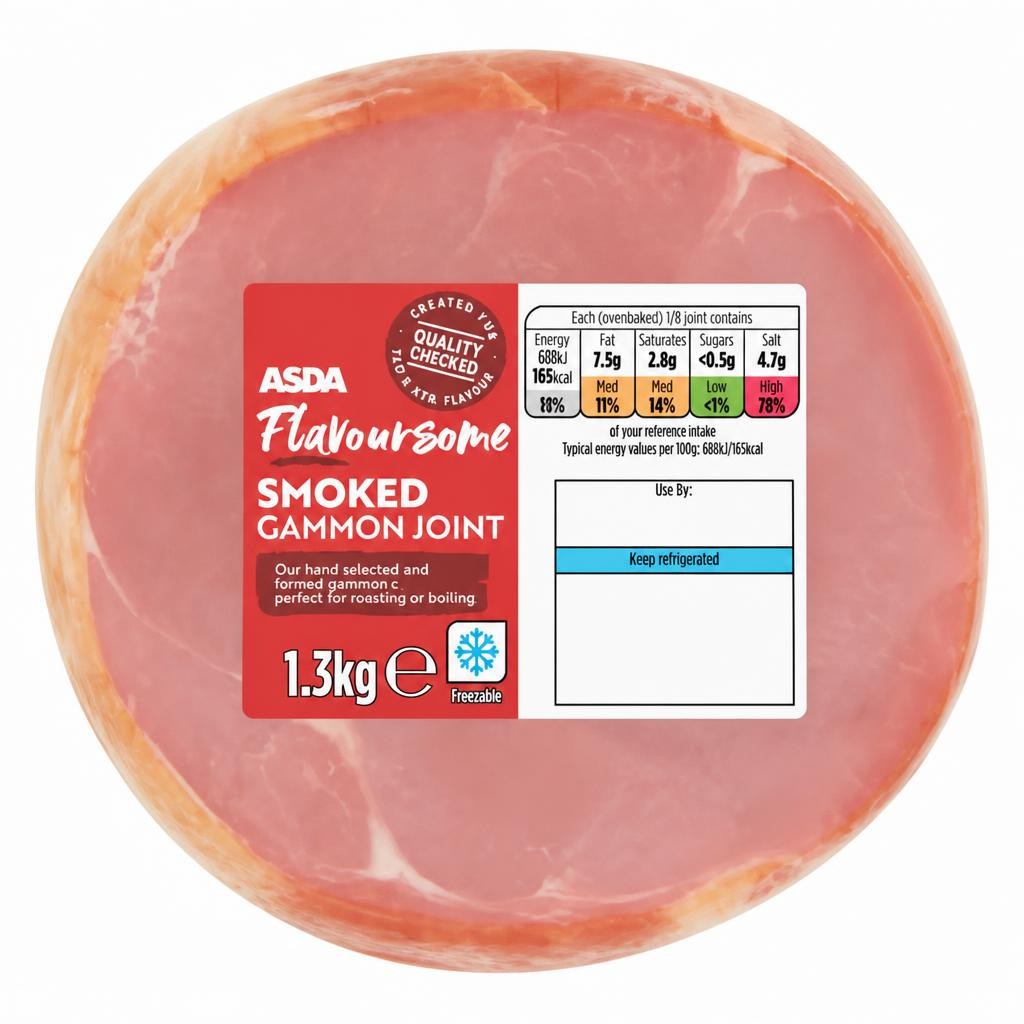 ASDA Flavoursome Smoked Gammon Joint 1.3kg