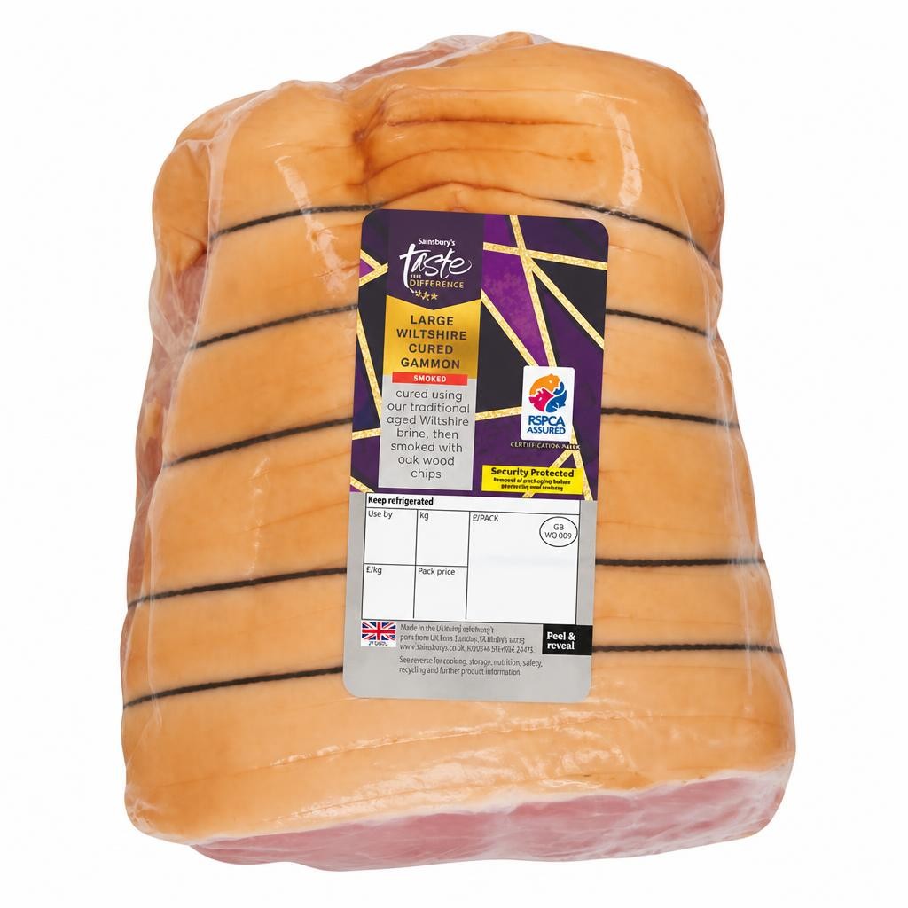 Sainsbury's Smoked Large Wiltshire Cured Gammon, Taste the Difference
