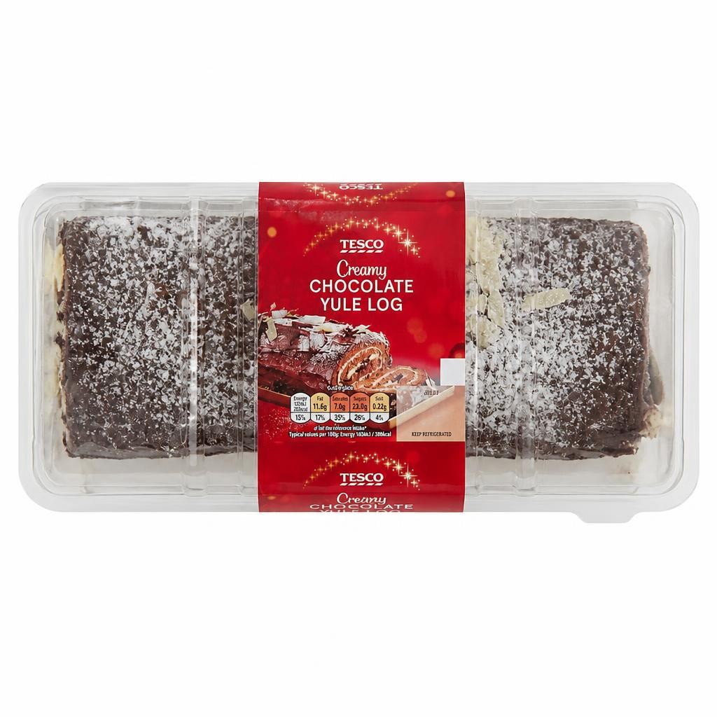 Tesco Chocolate Yule Log