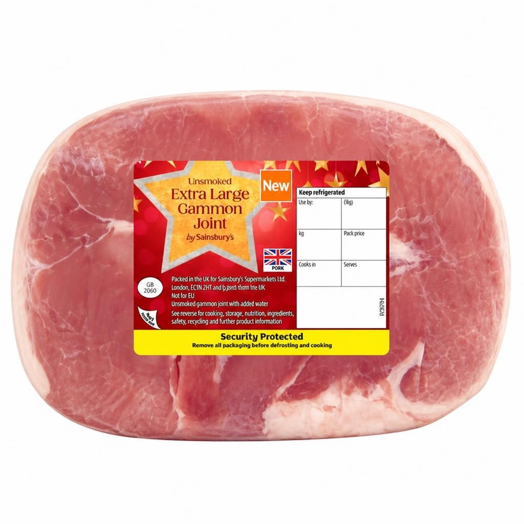 Sainsbury's Extra Large Unsmoked Gammon Joint