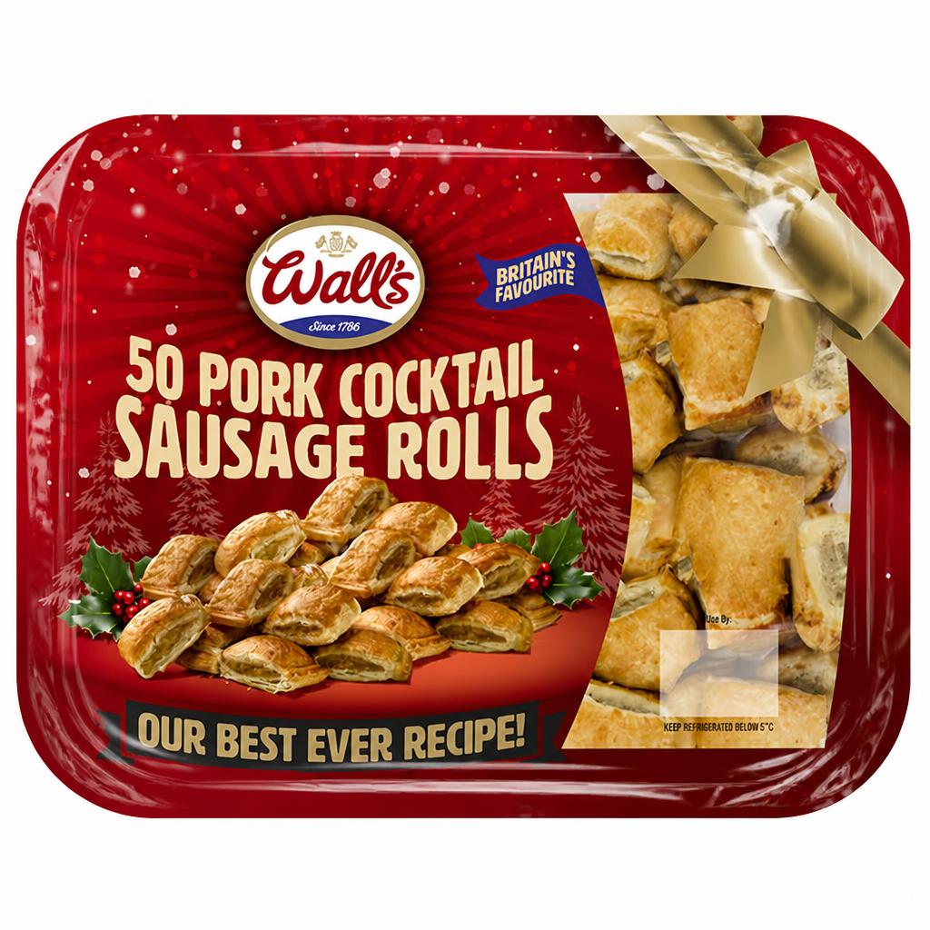 Wall's 50 Mini Sausage Rolls 500g