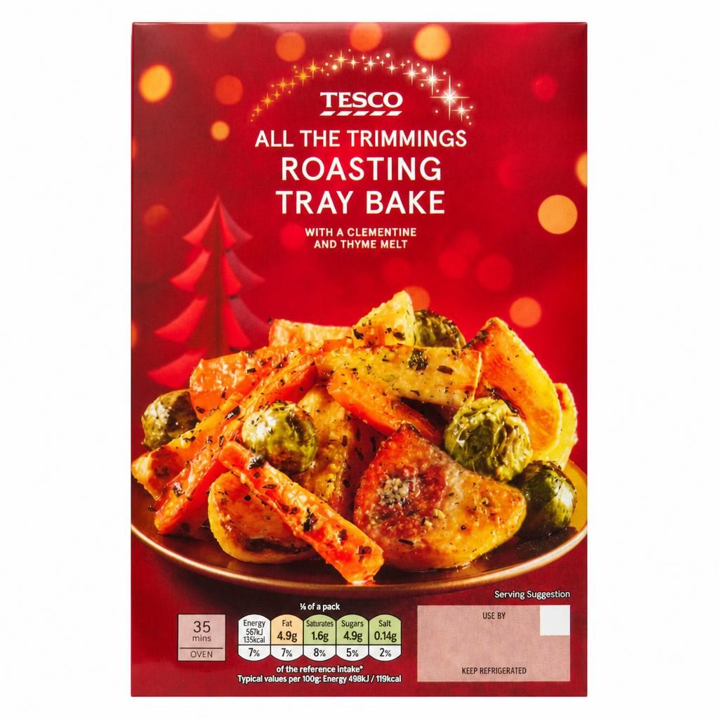 Tesco All The Trimmings Roasting Tray Bake 600g