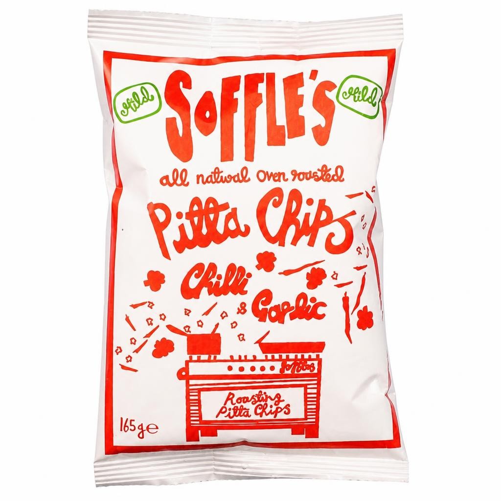Soffle's Pitta Chips Chilli & Garlic