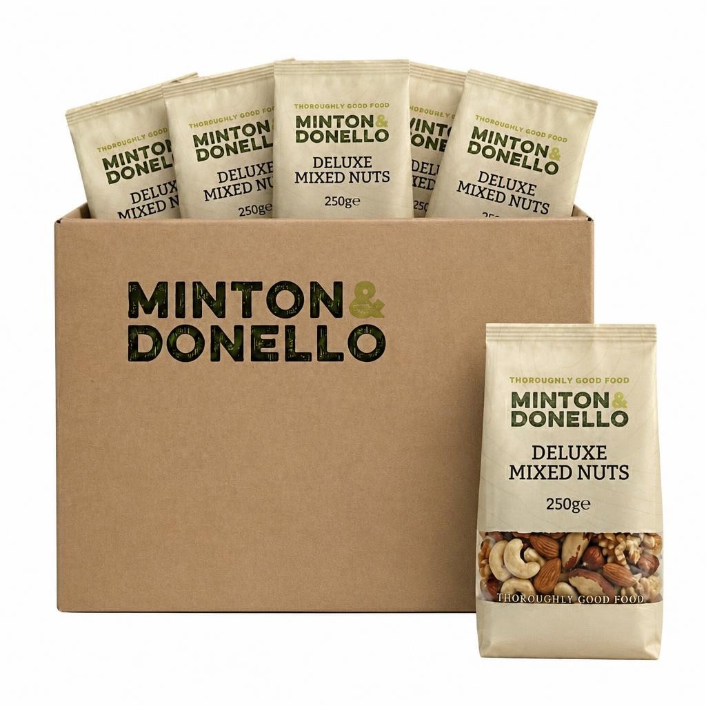 Minton & Donello Deluxe Mixed Nuts 6 x 250g