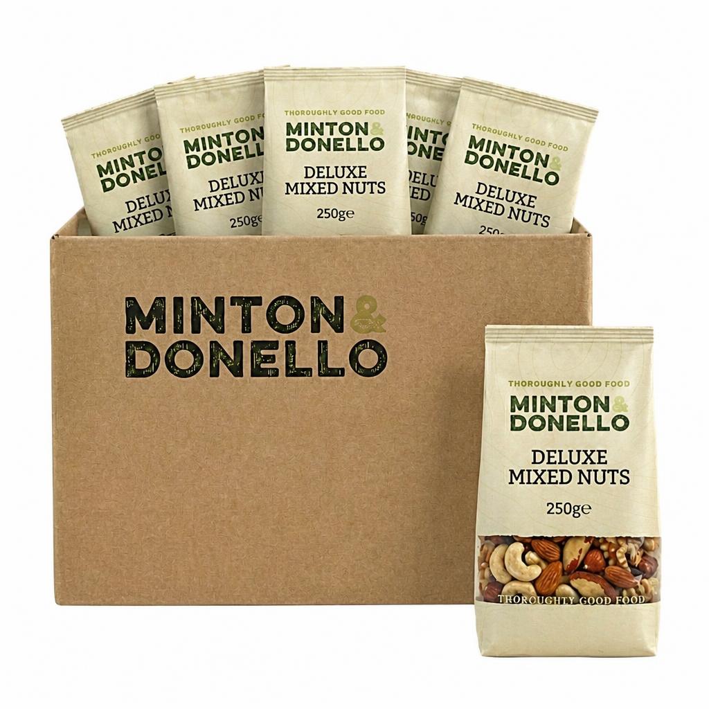 Minton & Donello Deluxe Mixed Nuts 6 x 250g