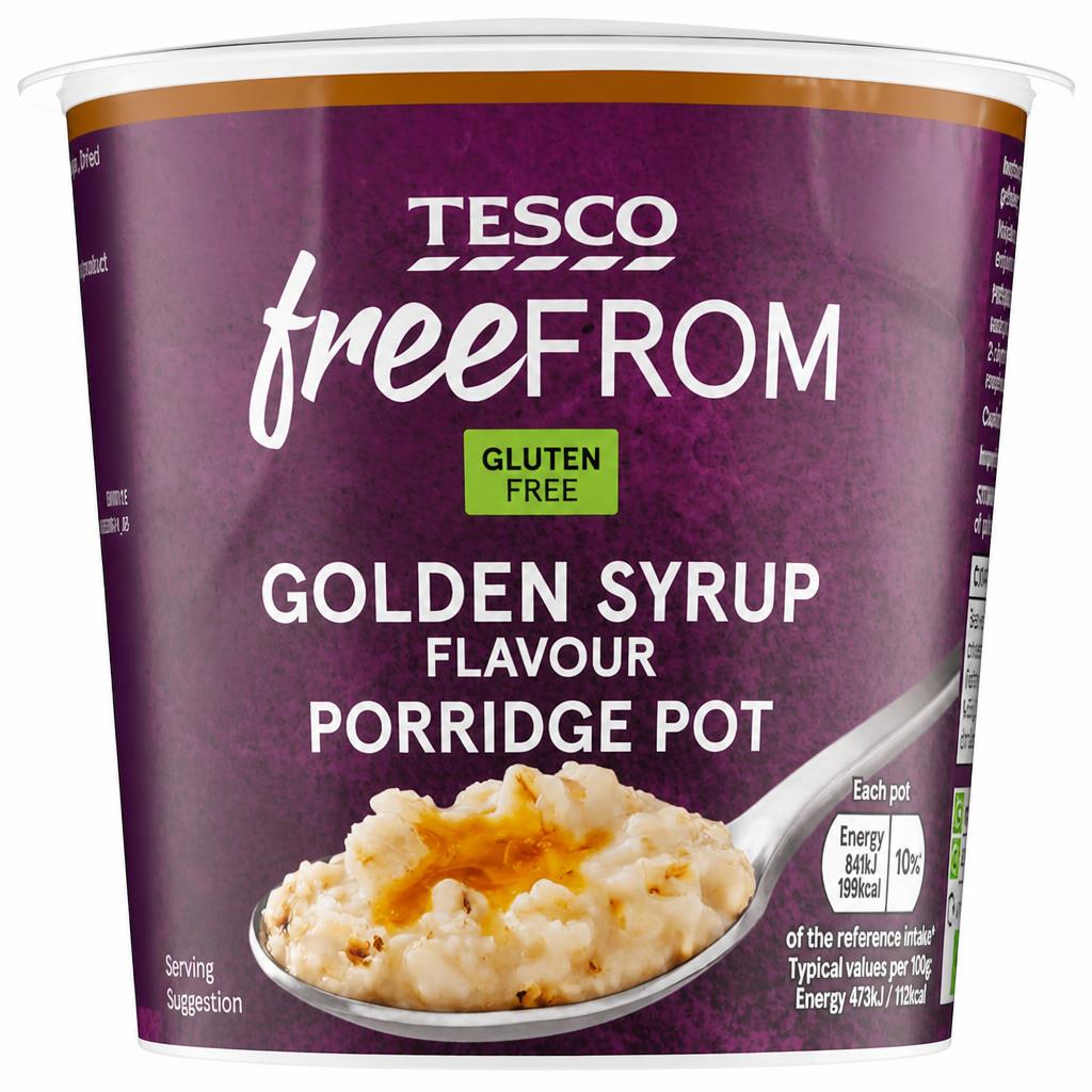 Tesco Free from Golden Syrup Porridge Pot 55g