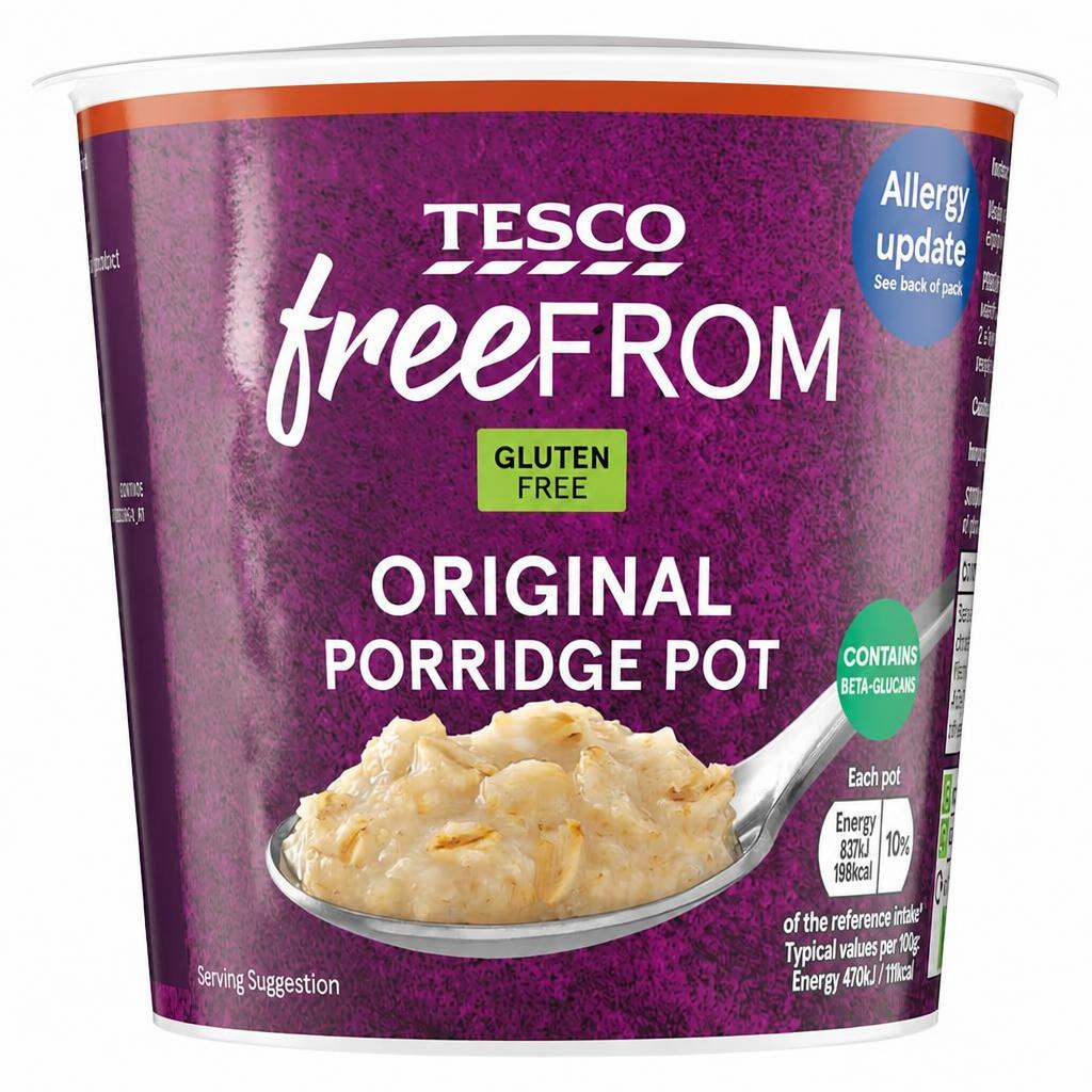 Tesco Free from Original Porridge Pot 55g