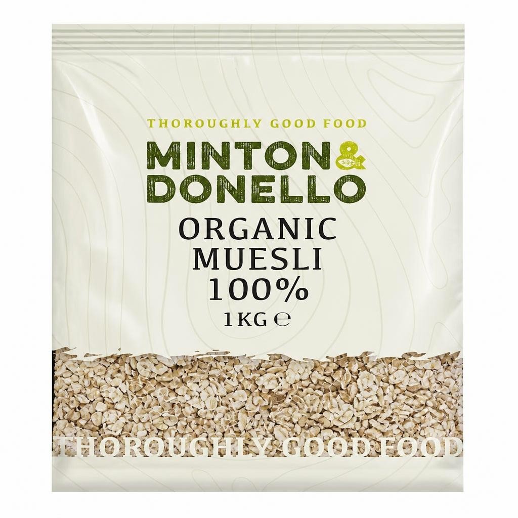 Minton & Donello Organic Muesli 6 x 1Kg