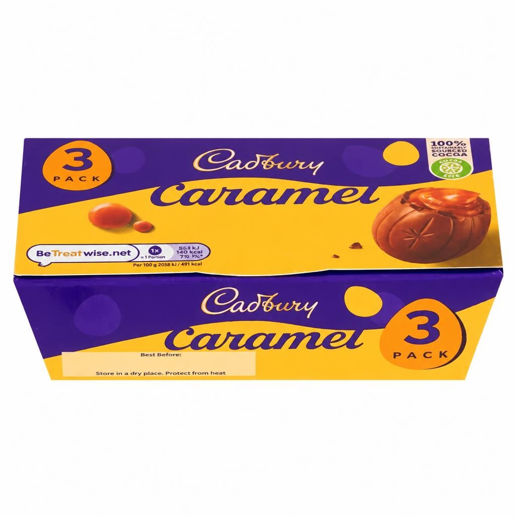 Cadbury Caramel Eggs 3 Pack Multipack 120g (3 x 40g)
