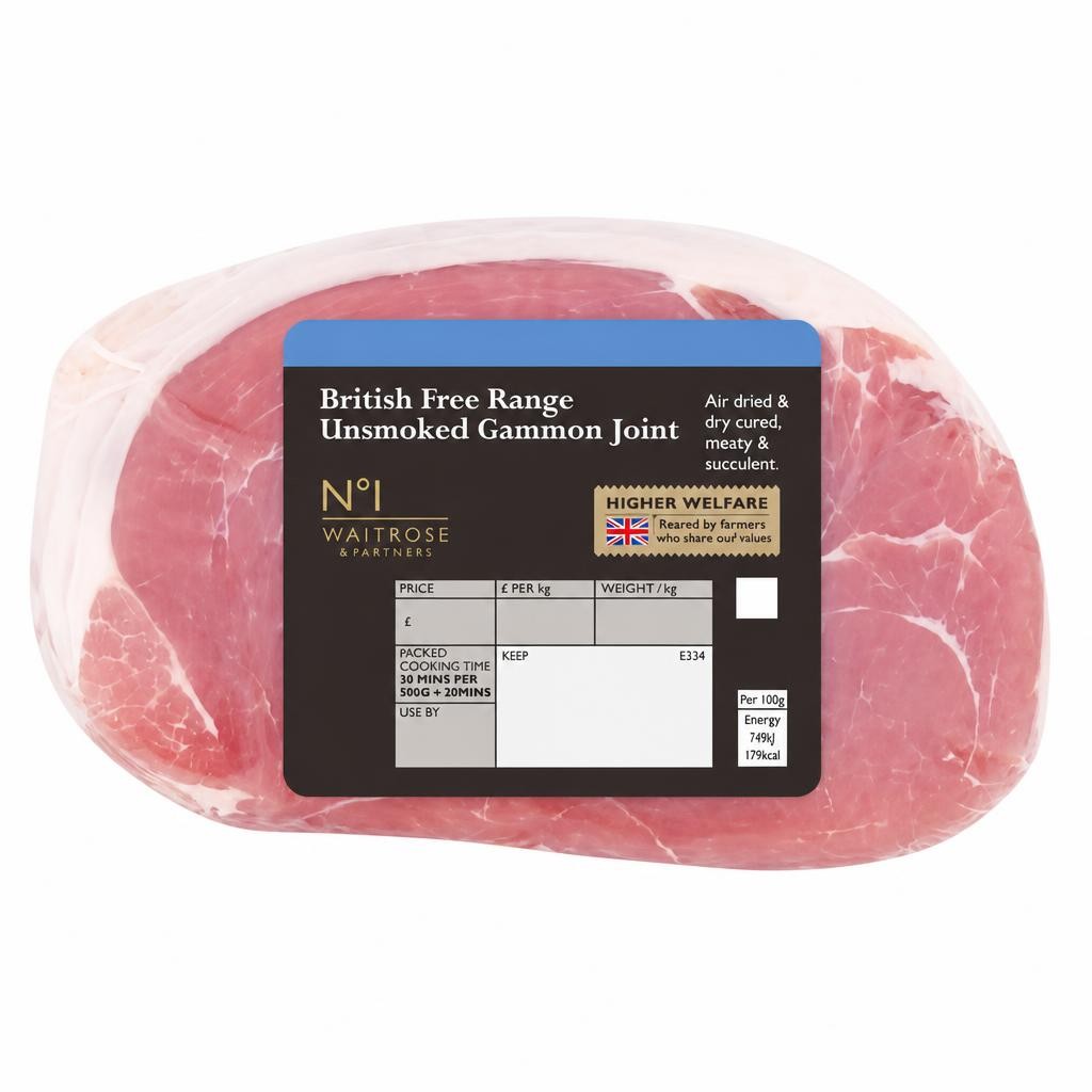 No.1 Free Range British Unsmoked Gammon Joint