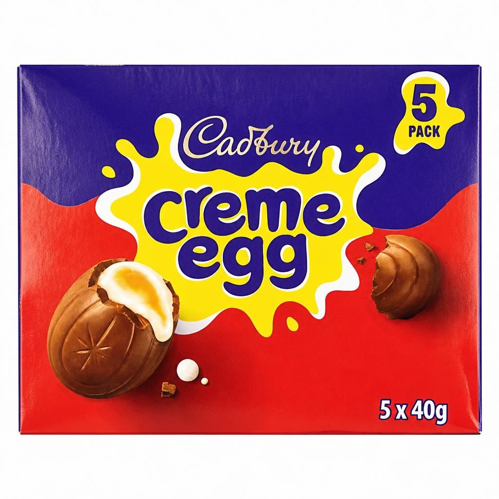 Cadbury Creme Egg Chocolate 5 Pack Multipack 200g (5 x 40g)