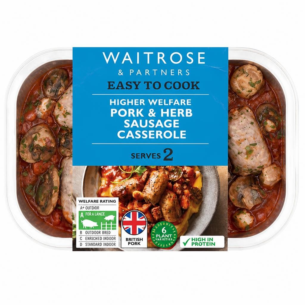 Easy to Cook Pork & Herb Sausage Casserole
