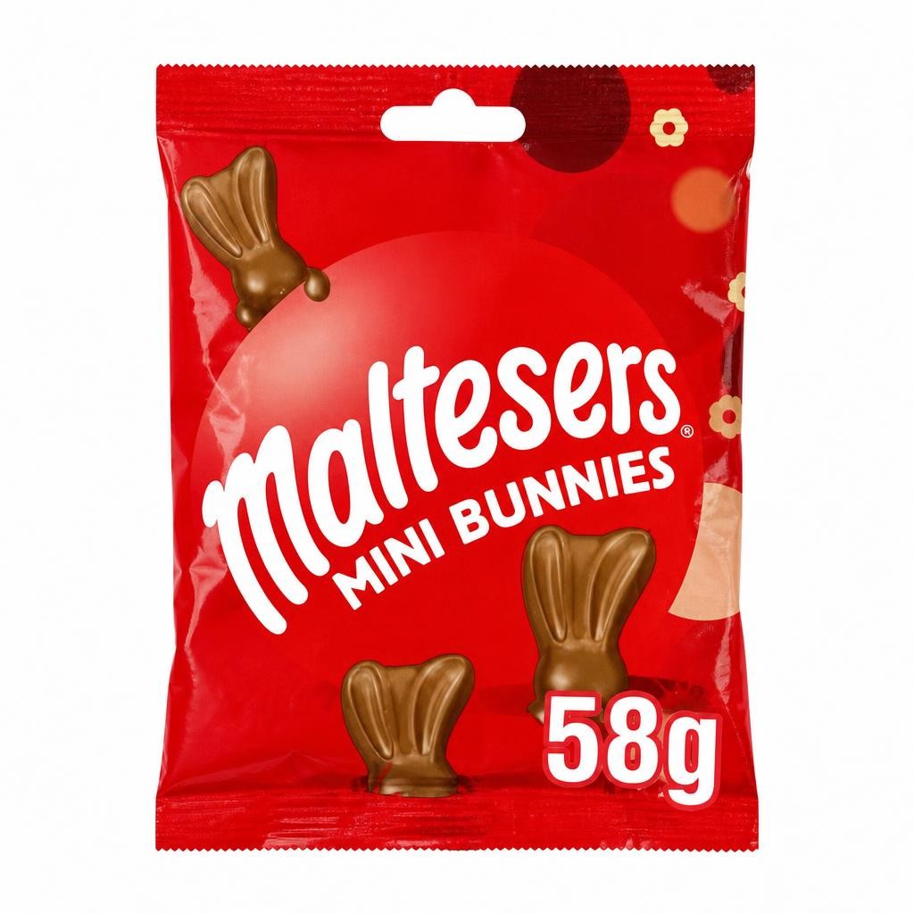 Maltesers Chocolate Mini Bunnies Bag 58g