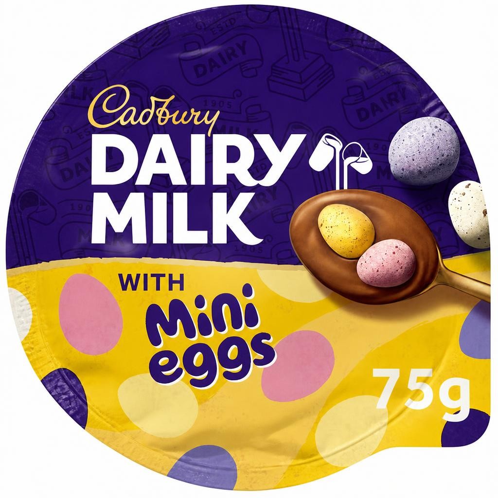 Cadbury Mini Eggs Milk Chocolate Dessert 75G